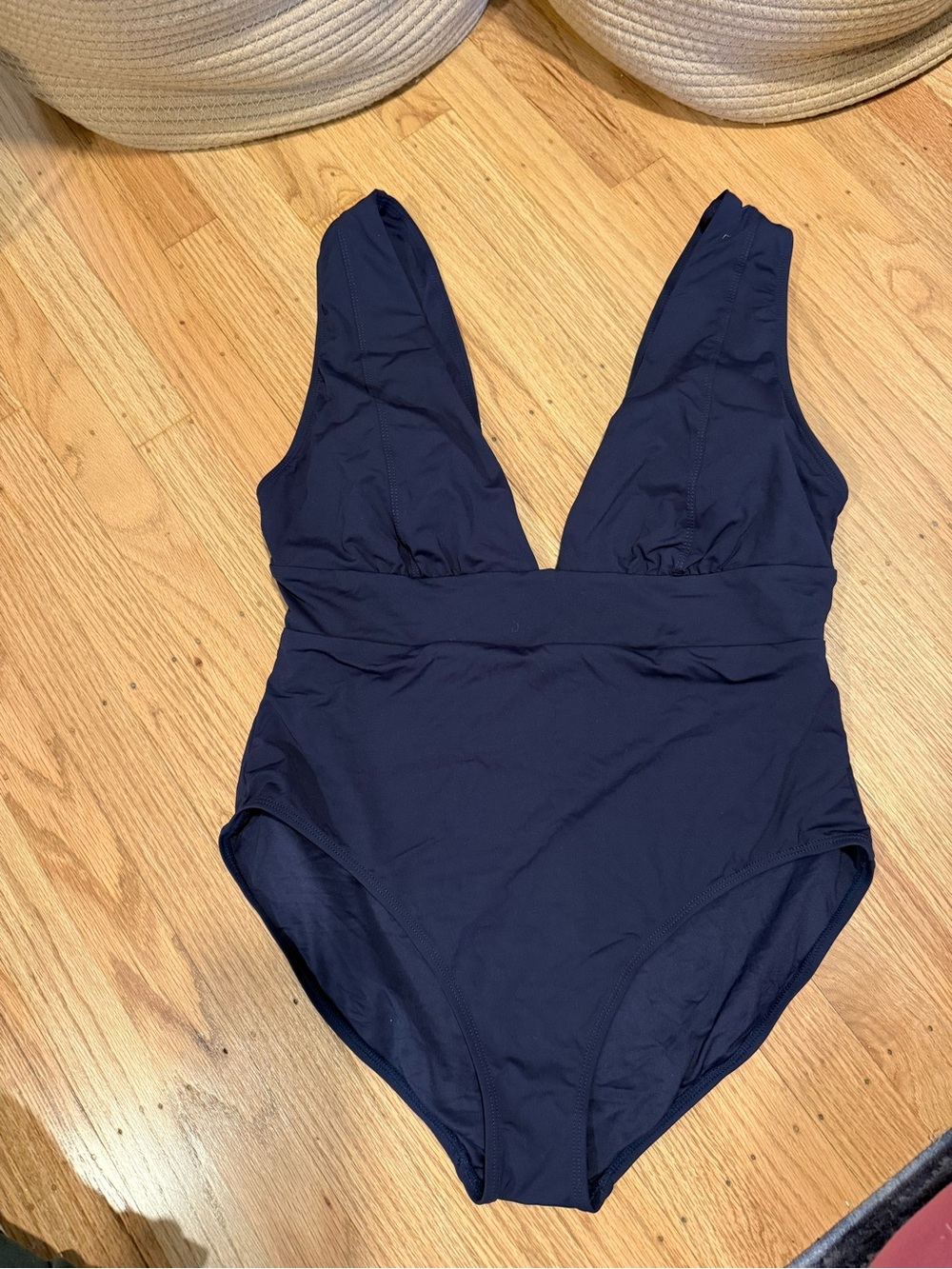 Andie Mykonos Navy Flat One Piece